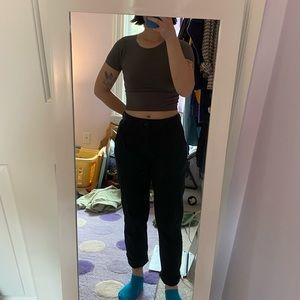 Black H&M slim fit slacks